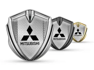 Mitsubishi Metal Emblema Insignia Profesional Figura Acero Inox